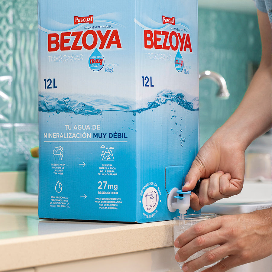 Agua Mineral Natural Bezoya 12L